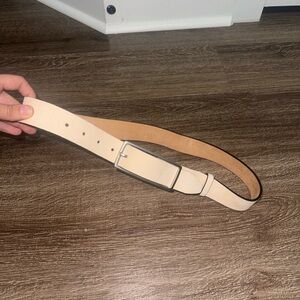 Rag & Bone Tan Leather Belt